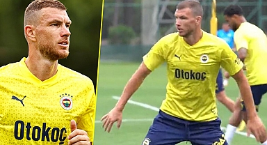 Son Dakika: Fenerbahçe'de Edin Dzeko ilk antrenmanına çıktı!
